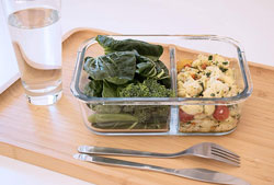 Lunch box en verre Pebbly