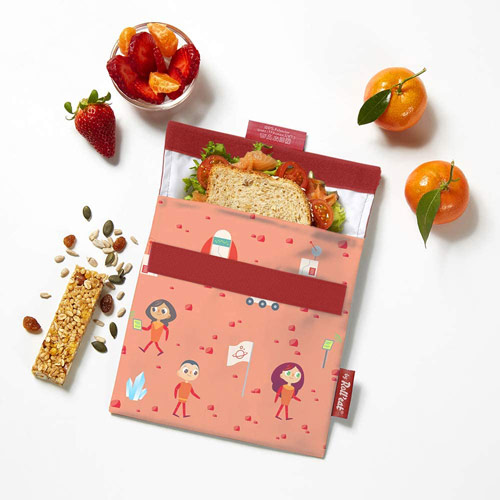sac à gouter Roll'eat Snack'n'go pochette réutilisable et lavable