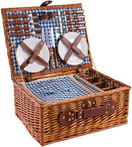 panier de picnic en osier