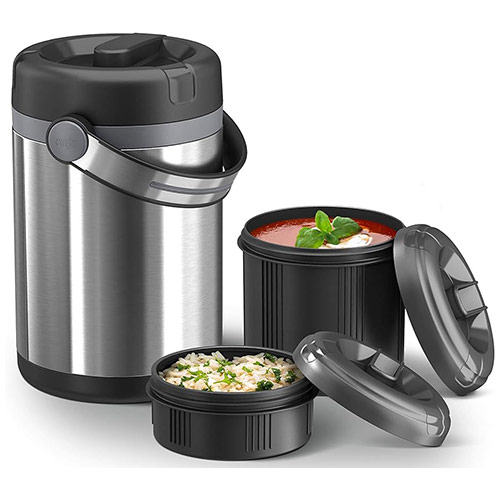 Boite alimentaire thermos pour repas chaud grand format Emsa Mobility